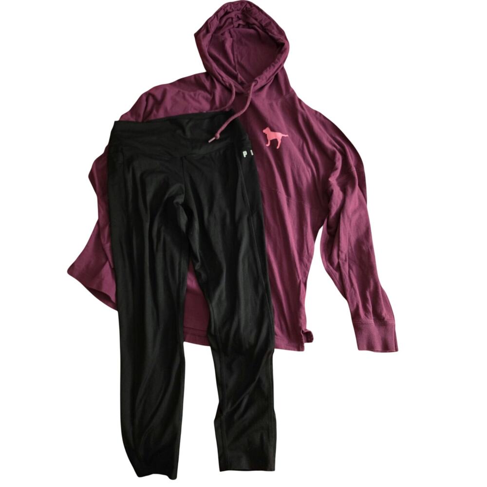 PINK Victoria's Secret 2-Piece Activewear Outfit Set – Size Medium